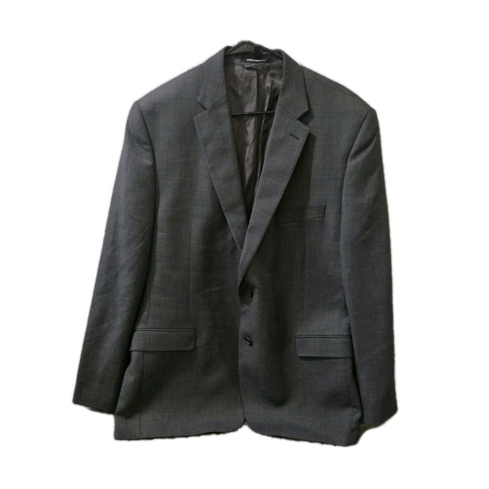 Ralph‎ Lauren Men's Wool Blazer Sport Coat Charcoal Gray 46R 2 Button